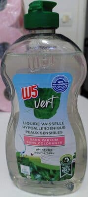 Liquide vaisselle hypoallergénique peaux sensibles