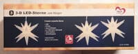 3-D LED-Sterne zum Hängen