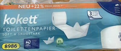 Toilettenpapier 3-lagig