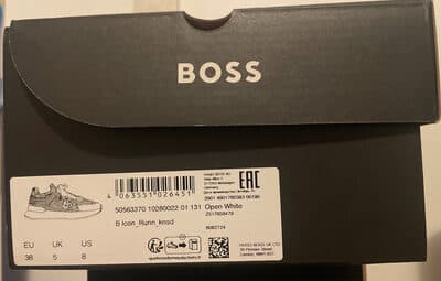 Sock Trainers with Double B Monogram Light Beige (Size 7)