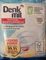 Feuchte WC-Desinfektionstücher