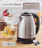 Wasserkocher Edelstahl 1500 Watt