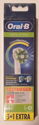 Oral-B CrossAction Ersatzbürstenköpfe 3+1
