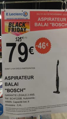 Aspirateur Balai BCHF220B