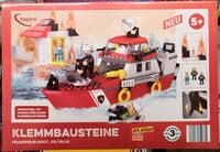 Klemmbausteine Feuerwehr-Boot
