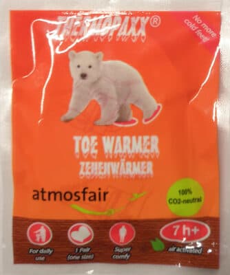 Toe Warmer Zehenwärmer