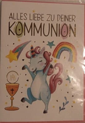 Envelope with unicorn