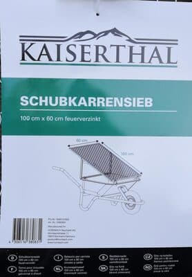 Schubkarrensieb