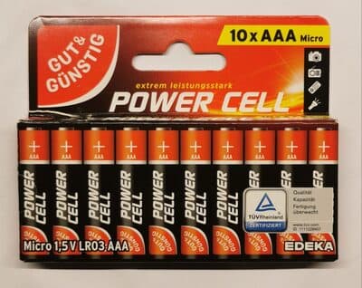 Batterien, LR03 AAA, Alkaline