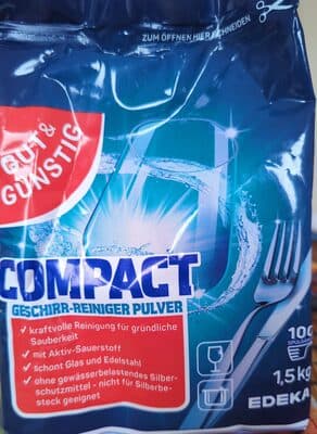 Compact Geschirr-Reiniger-Pulver