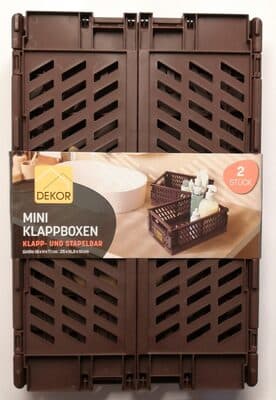 Mini Klappboxen 25 x 16,5 x 10 cm