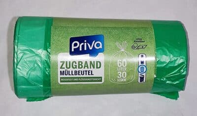 Müllbeutel 60 Liter mit Zugband