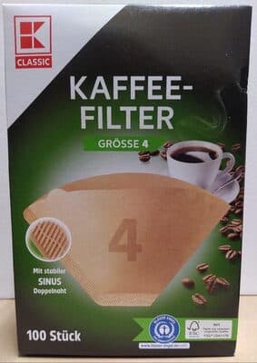 Kaffee Filtertüten Gr 4