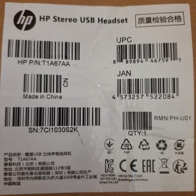 HP STEREO USB HEADSET