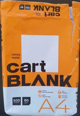 A4 Office Paper C Grade 80 g/m² for all printing machines