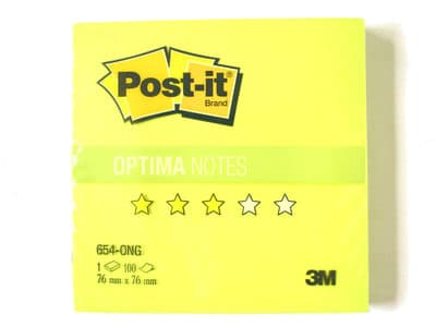 Стикеры Post-it «Оптима» [654-ONG]