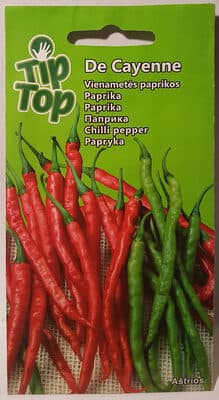 De Cayenne Chilli pepper
