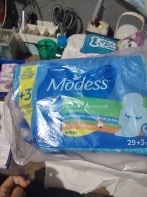 Modess Regular w/wings