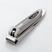 Stainless Steel Nail Clipper (Straight blade) L with Built-in Catcher