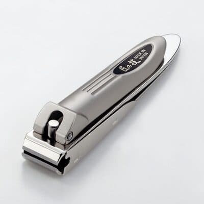 Stainless Steel Nail Clipper (Straight blade) L with Built-in Catcher