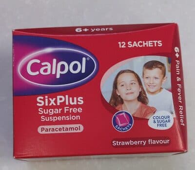 SixPlus Sugar Free Suspension - Strawberry flavour