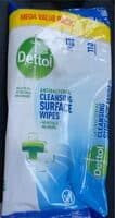 Dettol antibacterial cleansing surface wipes