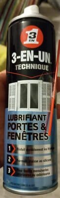 3 en 1 technique lubrifiant portes et fenêtres