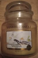 Vanilla candle