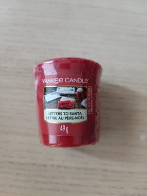 bougie lettre au père Noël