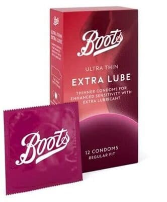 Boots Ultra thin Extra Lube Condoms