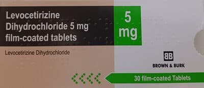 Levocetirizine Dihydrochloride 5 mg film-coated tablets