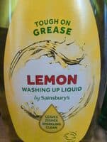 Lemon washing up liquid