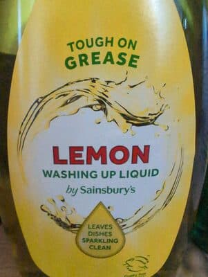 Lemon washing up liquid