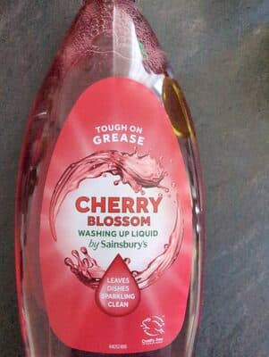 Cherry blossom washing up liquid