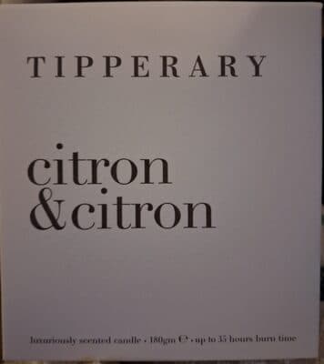 Tipperary citron&citron Candle