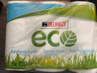 Paper towels from recycled materials
