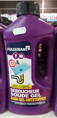 Déboucheur soude gel fulgurant