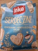Owsiane serduszka musli z kokosem