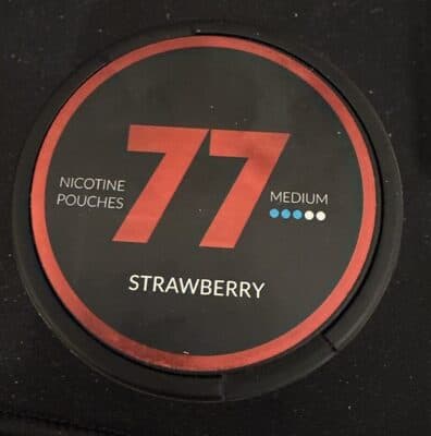 Strawberry nicotine pouches