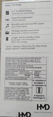 Nokia 130 Music