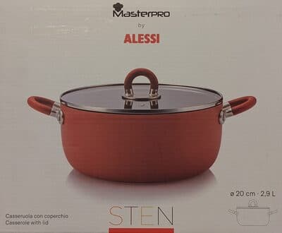 Masterpro Casseruola con coperchio 20 cm