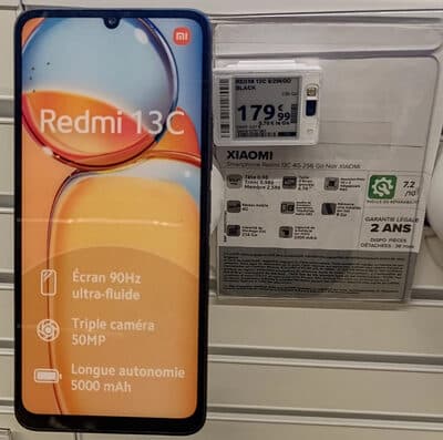 Redmi 13c 8/256go Black