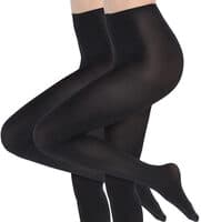 Tights Basic 40 Den M/L Black 2pk Pierre R