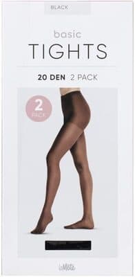 Tights Basic 20 Den Black 36-44 Pierre Robert