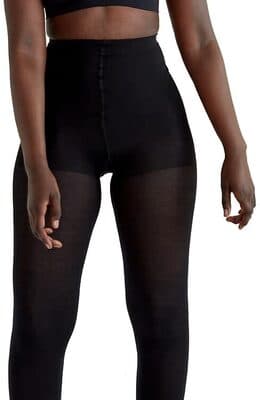 Hold-In Thin Wool Tights Black 44-48 Pierre-Robert