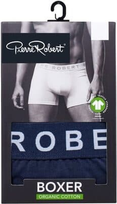 Gots Boxer Men Navy White M Pierre Robert