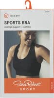 Sports Bra Mid High Black M Pierre Robert