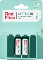 Batterier Alkaliske AA 1,5V LR6