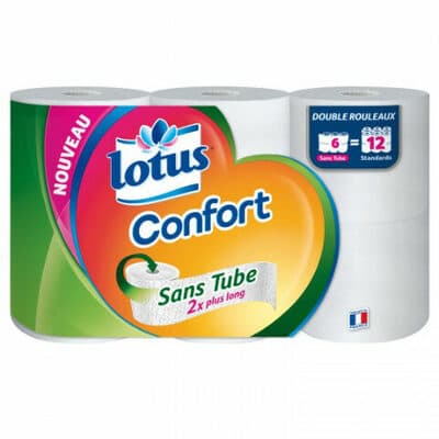 papier toilette sans tube