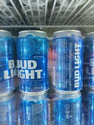 Six bud light 330ml